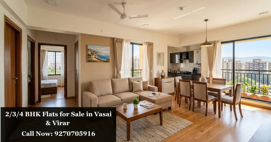 2/3/4 BHK Flats for Sale in Vasai & Virar