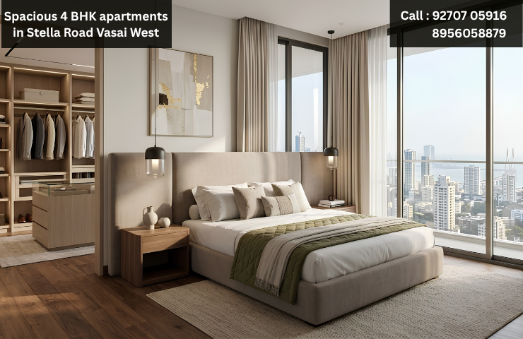 Spacious 4 BHK apartments in Stella Road Vasai West